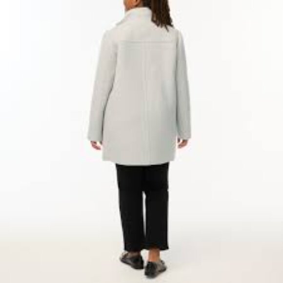 NWT J Crew Factory City coat with button neck size 4 - Picture 7 of 8